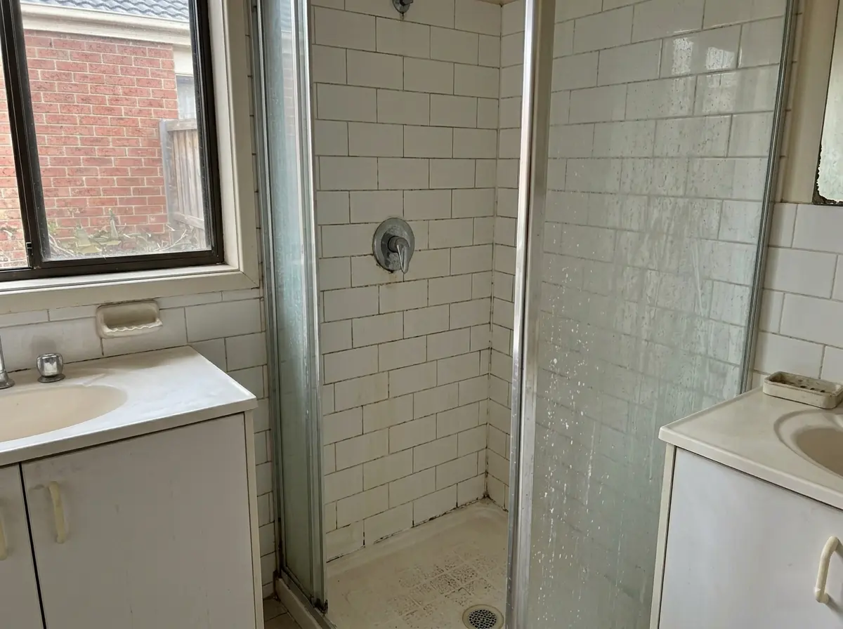 Before — Bathroom Mould & Grout Restoration